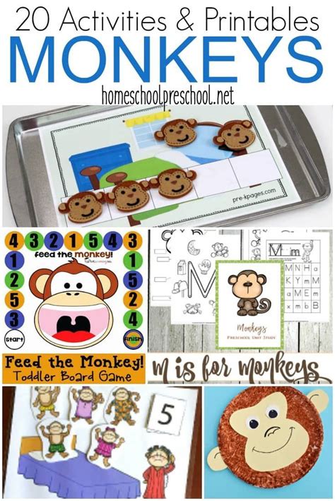 20 Exciting Monkey Activities For Preschoolers To Do Preschool