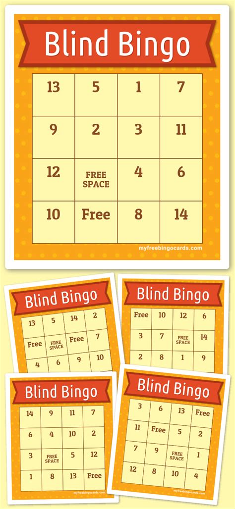 Virtual Blind Bingo