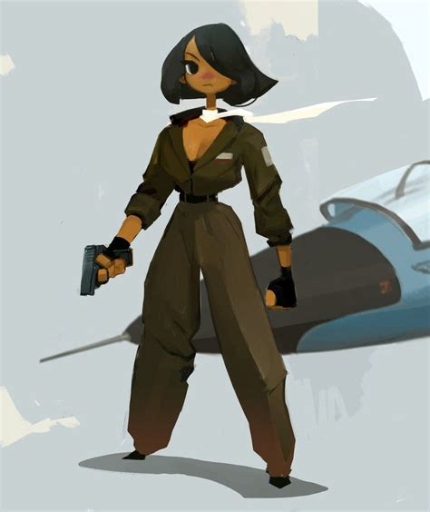 Aviator By Samuelyounart On Deviantart Character Design Character Design Animation Concept