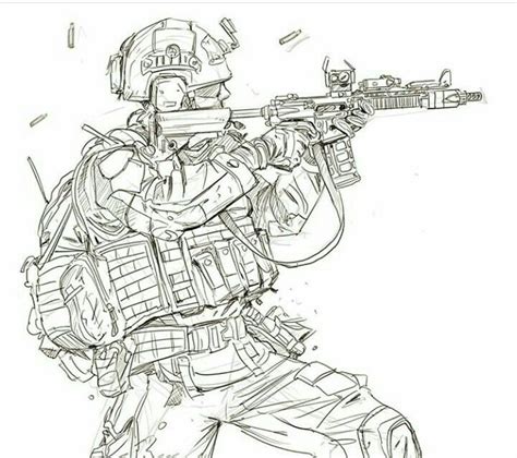 How To Draw Soldiers From Call Of Duty Graves Aftelly