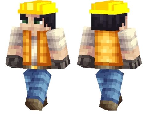 Construction Worker Skin Minecraft Pe Bedrock Skins