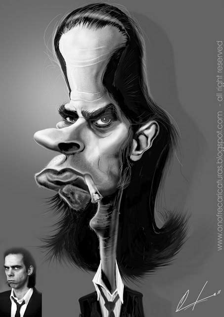 Caricaturas De Onofre Alarc N Cartoons By Onofre Alarc N Nick Cave