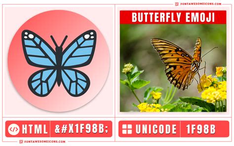 Butterfly Emoji Copy Paste 曆 Meaning Unicode
