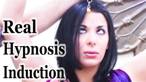 Real Hypnosis Induction Eye Roll Youtube