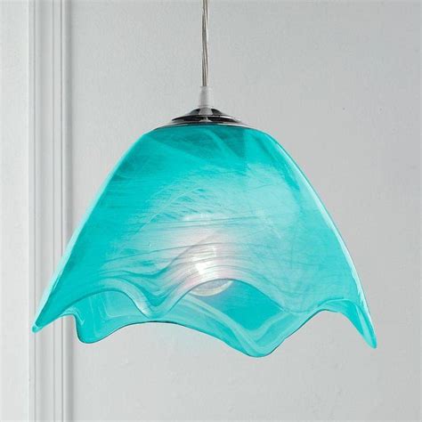 top 15 of turquoise blue glass pendant lights