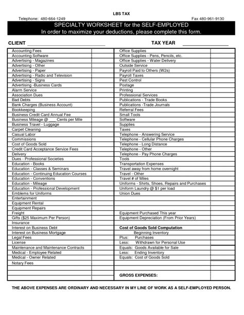 employed income worksheet db excelcom