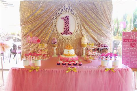Almas Princess Themed First Birthday Party