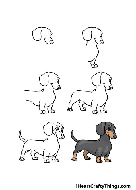 How To Draw A Dachshund Christy Ongs1963