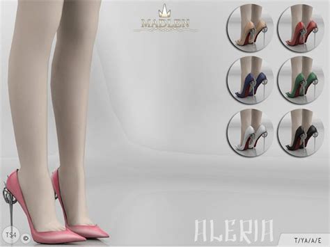 Sims 4 Ccs The Best Madlen Aleria Shoes By Mj95 Sims Sims 4 The