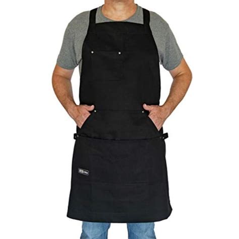 Bibzilla Professional Chef Apron For Men Women Cooking Kitchen Bbq Grill With Large Pockets