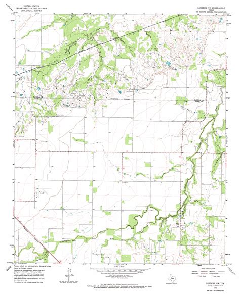 Lueders Nw Tx Topographic Map Topoquest