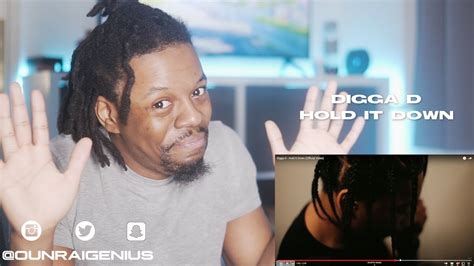 Digga D Hold It Down Official Video Genius Reaction Youtube