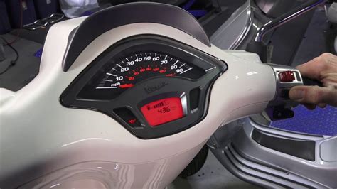 How to Set the Clock on a Vespa Scooter (2014 & Newer) - YouTube