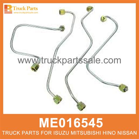 Truck Parts Pipe Set Fuel Injector Set Of 4 Pcs Me016545 Me016546
