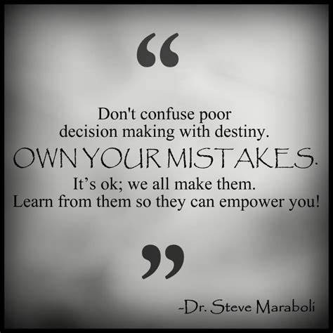 Learn From Own Mistakes Quotes Harriette Sledge