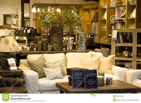 Stylish home décor for less. Furniture home decor store editorial photography. Image of ...
