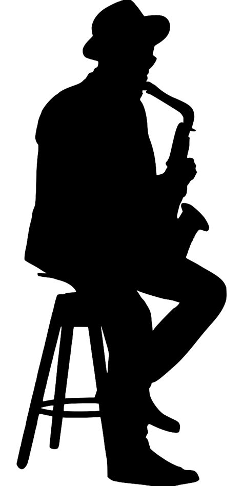 Svg Jazz Musician Saxophone Person Free Svg Image And Icon Svg Silh