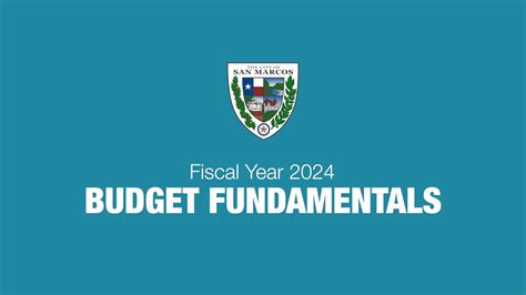 Fiscal Year 2024 Budget Fundamentals Youtube