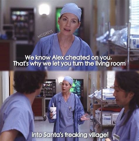 You need others' cooperation in order. Meredith, Christina and George | Greys anatomy, Grey's ...