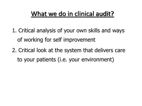 Ppt Clinical Audit Powerpoint Presentation Free Download Id4729629