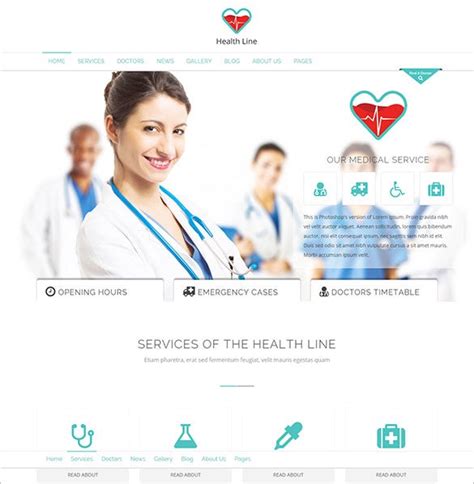 20 Medical Bootstrap Themes And Templates