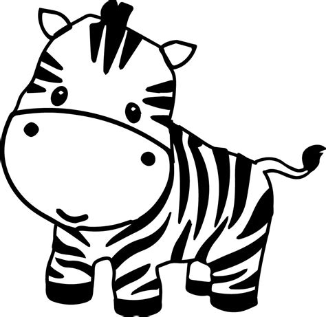 Pages Clip Art Zebra Cute Cartoon Animal Images Clipart Free Clip