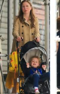 A second grandchild on the way. Chelsea Clinton takes Charlotte to first day of preschool ...