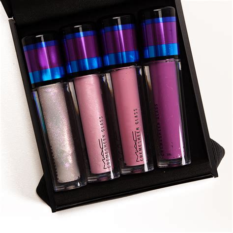 Mac Irresistibly Charming Violet Lipgloss Set Review Photos Swatches