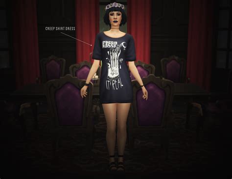 Sims 4 Ccs The Best Modern Goth Clothing For Females By Slythersim