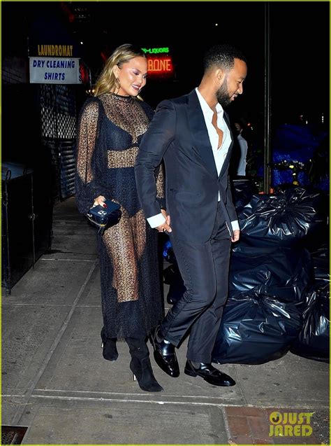 Photo Chrissy Teigen Sheer Dress Carbone Dinner John Legend 05 Photo 4633633 Just Jared