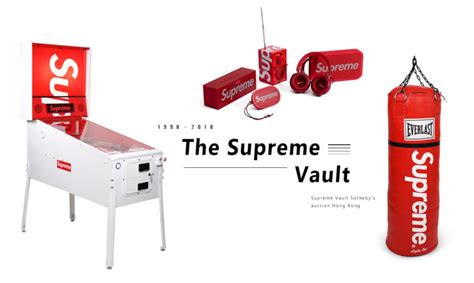 最完整的supreme私人珍藏系列：蘇富比呈獻《the Supreme Vault 1998 2018》網上拍賣會 A Day