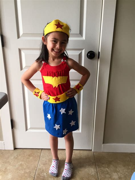 Diy Super Hero Costume Wonder Woman Last Minute Superhero Costumes