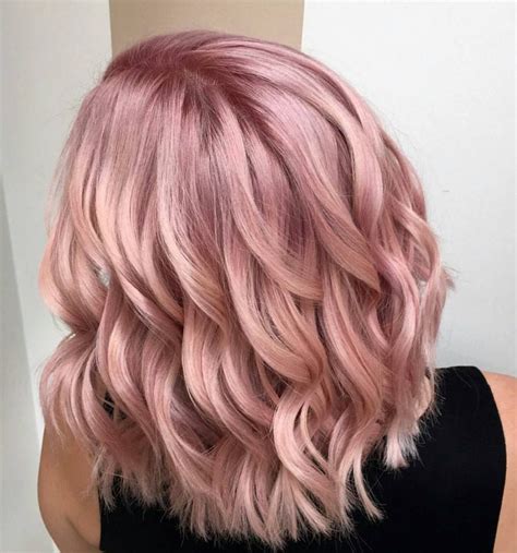 Light Pink Cotton Candy Hair Styles Champagne Hair Hair Color
