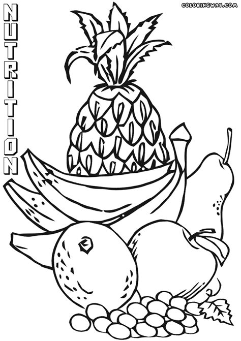 She can learn a bit about a delicious breakfast food as she colors. Nutrition coloring pages | Coloring pages to download and ...