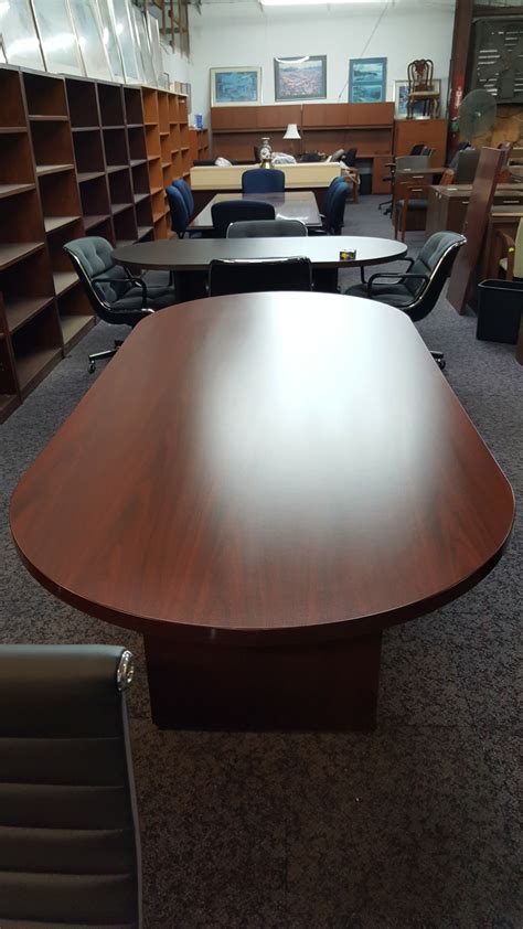 Cherryman Amber Series Racetrack Shaped Conference Table