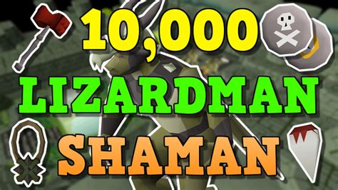 Osrs Loot From 10000 Lizardman Shaman The Ultimate Lizardman Shaman