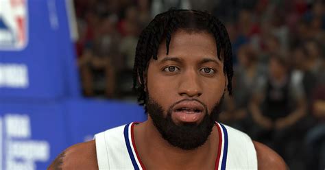 Nba K Paul George Cyberface And Body Model Current Look By Ghost