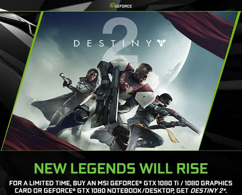 Nvidia Giving Away Destiny 2 With Geforce Gtx 1080 And Gtx 1080 Ti