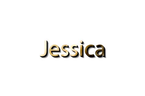 Nome Jessica 3d 16618618 Png
