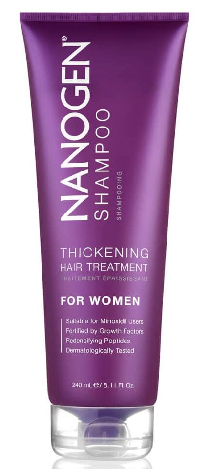 Nanogen Thickening Hair Treatment Shampoo For Women Ingredients Explained