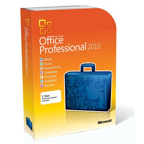 Microsoft Office 2010 Professional Disc Version