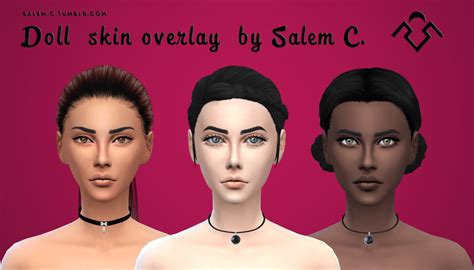 Wcif Salem2342 Doll Skin Overlay Sims 4 Studio