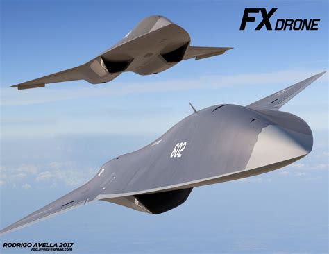 Fx Drone On Behance Drone Design Fighter Stealth Aircraft