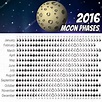 Calendário lunar 2016 imagem vetorial de © artoptimum #77452288