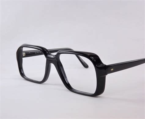 black eyeglasses mens retro frame big square glasses black glasses big glasses industrial