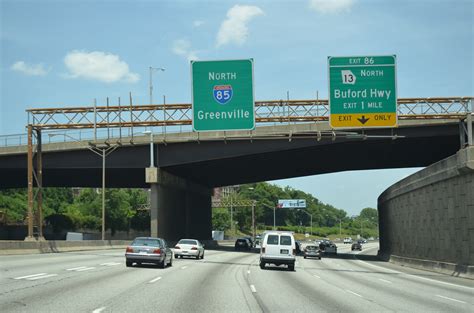 Interstate 85 North Atlanta To Duluth Aaroads Georgia