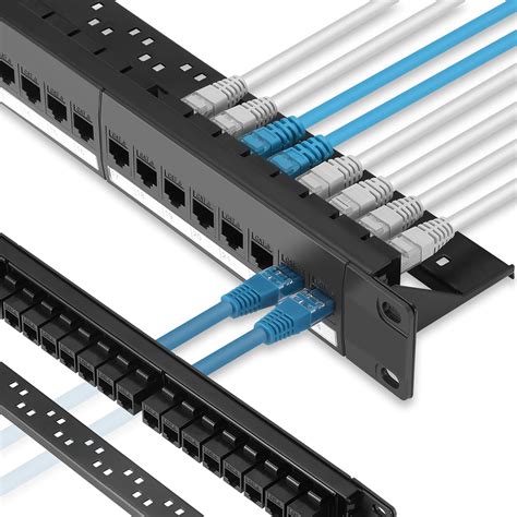 Buy Patch Panel 24 Port Cat6 With Inline Keystone 10g Support Rapink