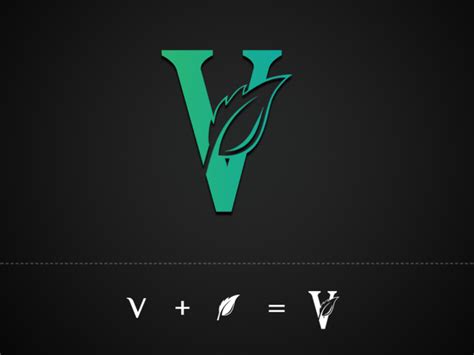 V Leaf Logo Design By Provis Technologies On Dribbble