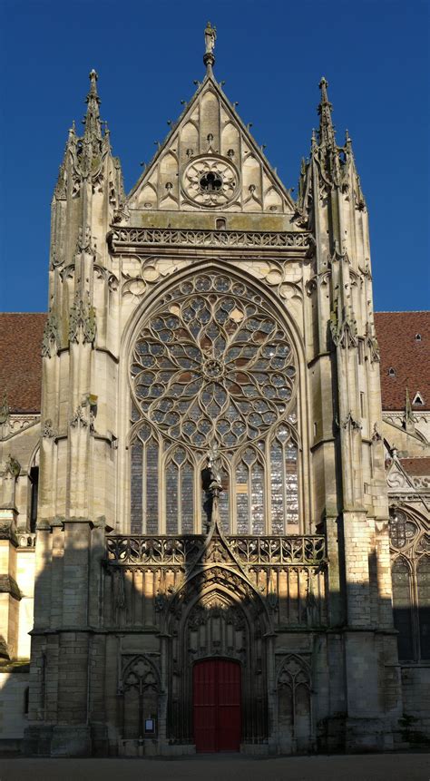 Sens Yonne Cathédrale St Etienne Façade Ouest French Gothic