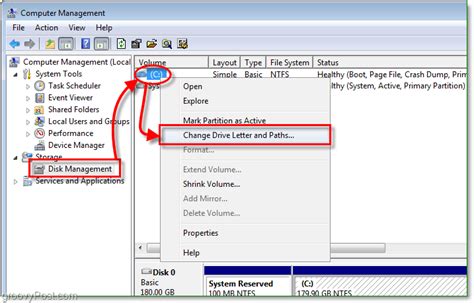 How To Change Drive Letters In Windows 7 Or Vista